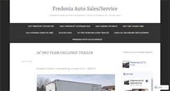 Desktop Screenshot of fredoniaautosales.com